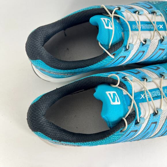 Salomon X Scream Sneaker Women's 8.5 Blue Lace Up Low Top Running Shoes 361920 - Picture 9 of 10